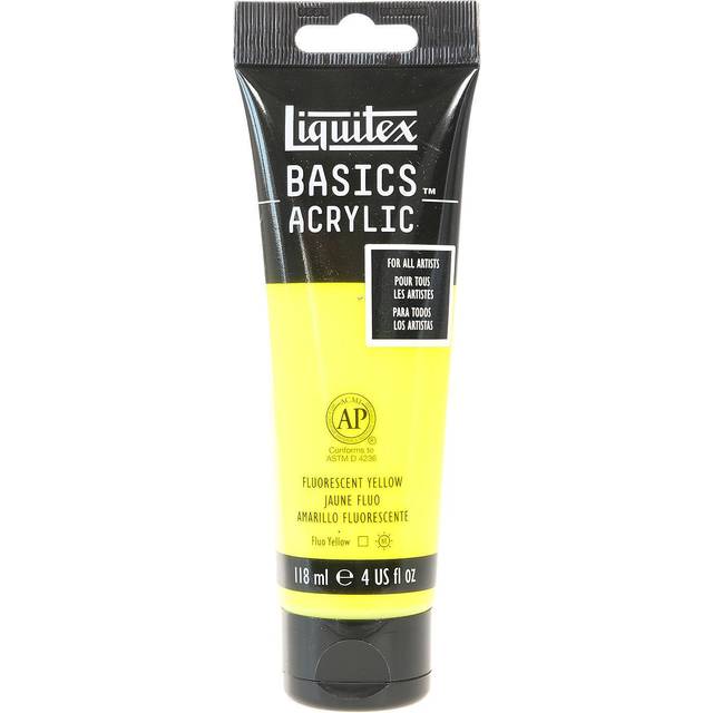 Liquitex Basics Acrylic Paint 118ml - Fluorescent Yellow