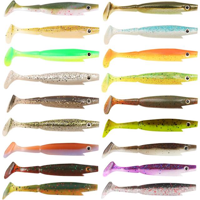 Piglet Shad 10 cm Cinnamon Pro Blue 6-pack - Jigg