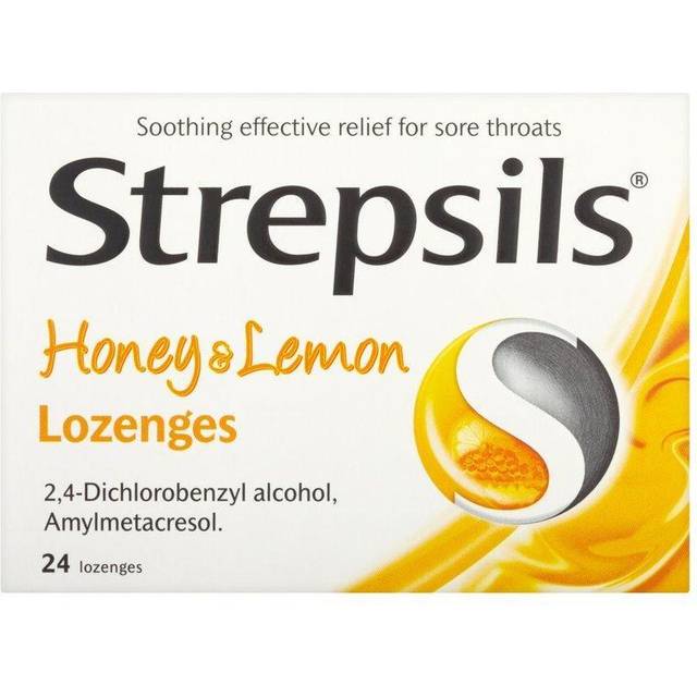 Strepsils Honung & Citron, sugtablett 24 st