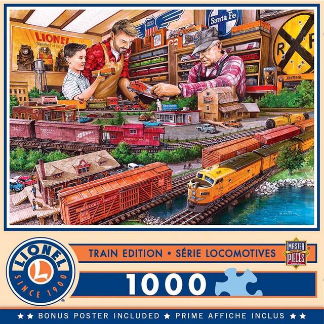 Lionel Trains Shopping Spree 1000 Piece Jigsaw Puzzle