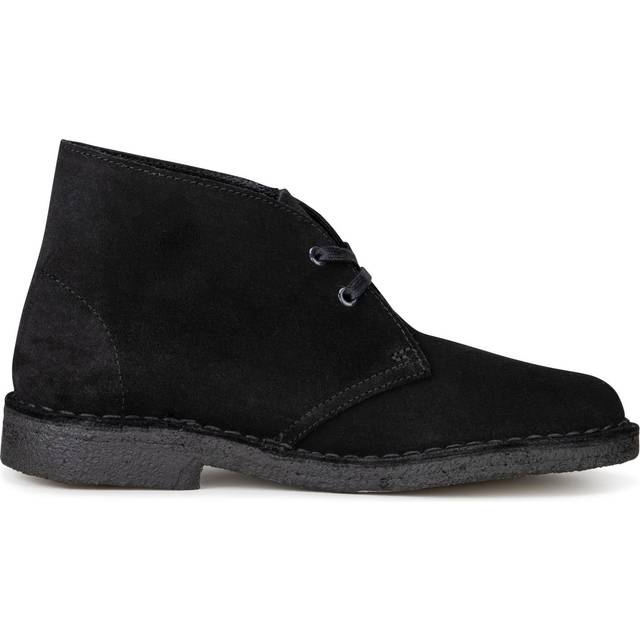 Clarks Originals Desert Boot Suede Leather Women's Boots - Black - UK 6.5