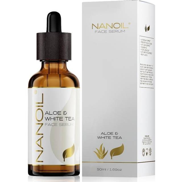 Nanoil Aloe & White Tea Ansiktsserum med aloe vera och vitt te 50 ml