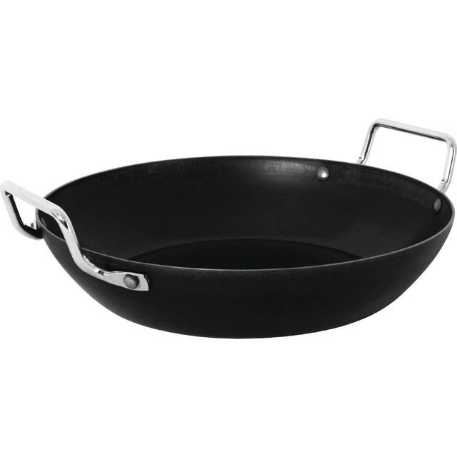 Vogue Carbon Steel Paella Pan 33cm
