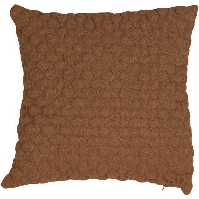 Bubbel kuddfodral, 50x50, Cognac