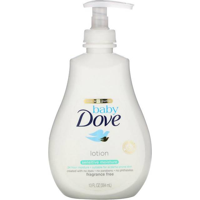 Dove, Baby, Sensitive Moisture Lotion, Fragrance Free, 13 fl oz (384 ml)