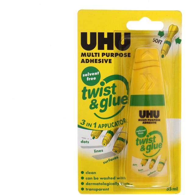 UHU 036691 Twist & Glue Solvent Free Adhesive 35ml