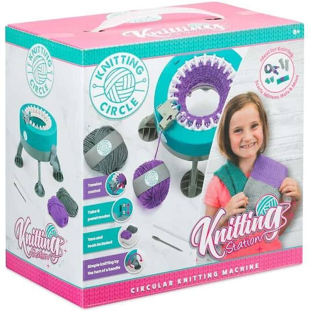 Knitting Circle Knitting Station Small Machine, Knit Gloves, Hats and Scarves