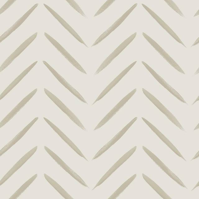 DUTCH WALLCOVERINGS Wallpaper Chevron Taupe Wall Covering Wallpaper Panel