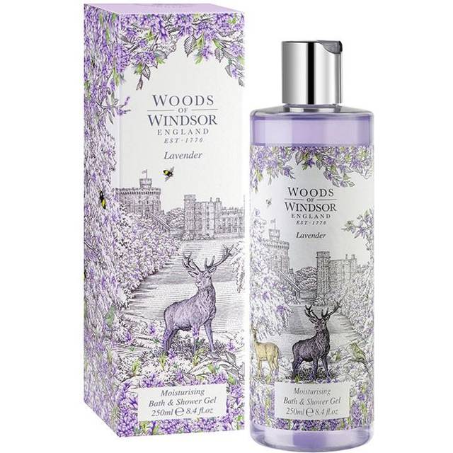 Woods Of Windsor Lavender Bath Shower Gel 250ml | TJ Hughes