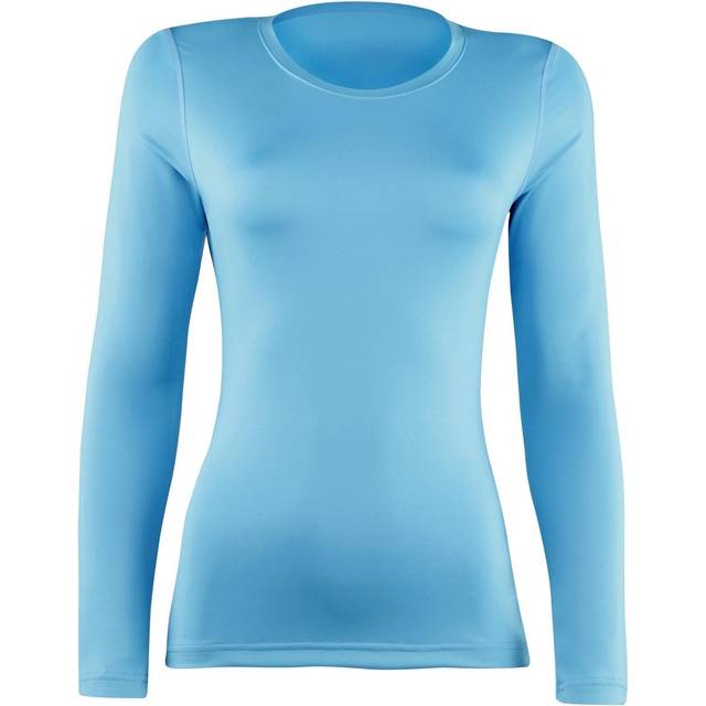 (8, Light Blue) Rhino Womens/Ladies Sports Baselayer Long Sleeve