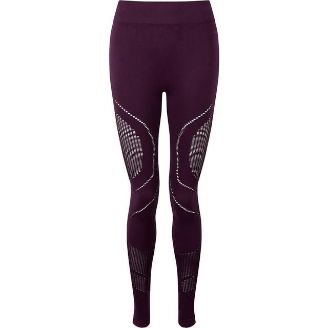(M, Mulberry) TriDri Womens/Ladies Seamless 3D Fit Multi Sport Reveal Leggings