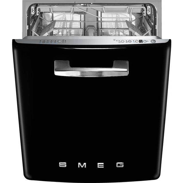 Smeg DIFABBL Integrated Retro Style Dishwasher - BLACK