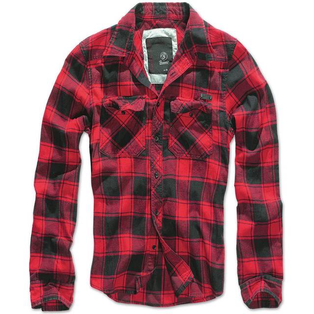 Brandit Checkshirt, shirt , color: Red/Black , size: S