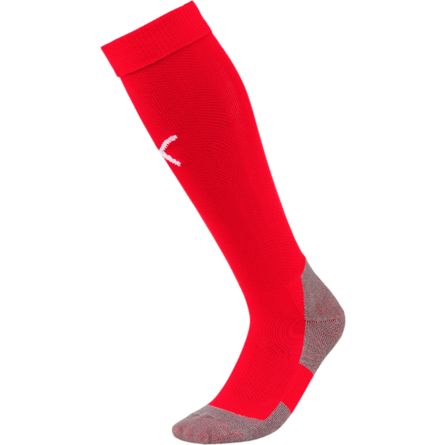 PUMA herr Fotboll Strumpor Team Liga Socks Core, Puma Red-Puma White, 3