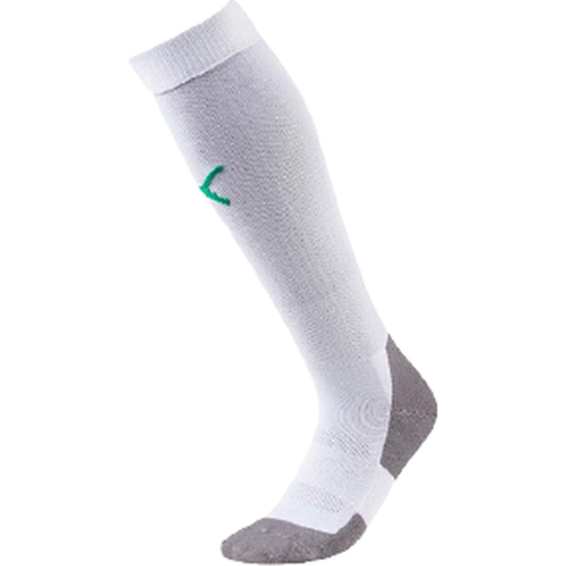 PUMA Team LIGA Socks CORE Stutzen, White-Pepper Green, 35-38 (Herstellergröße: 2)