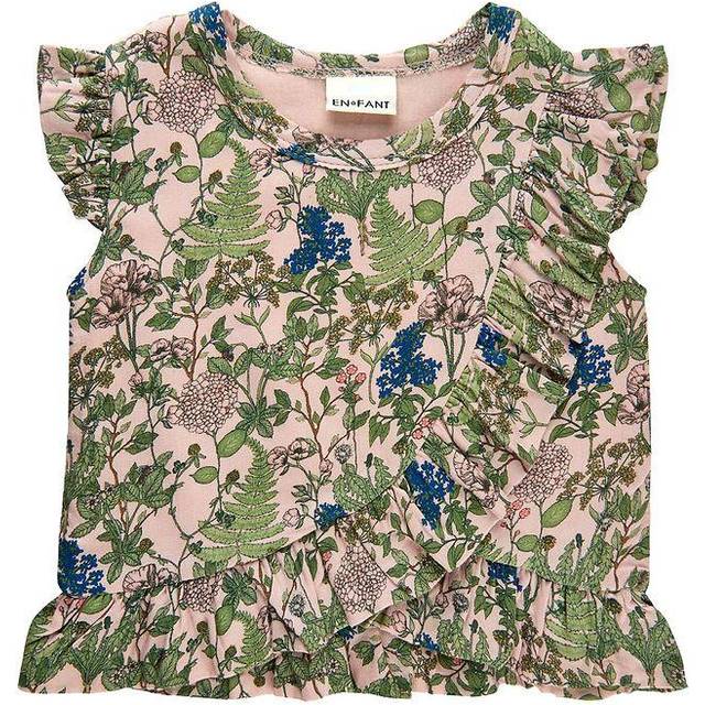 En Fant T-shirt - Cameo Rose m. Blommor - En Fant - 62 - T-shirt