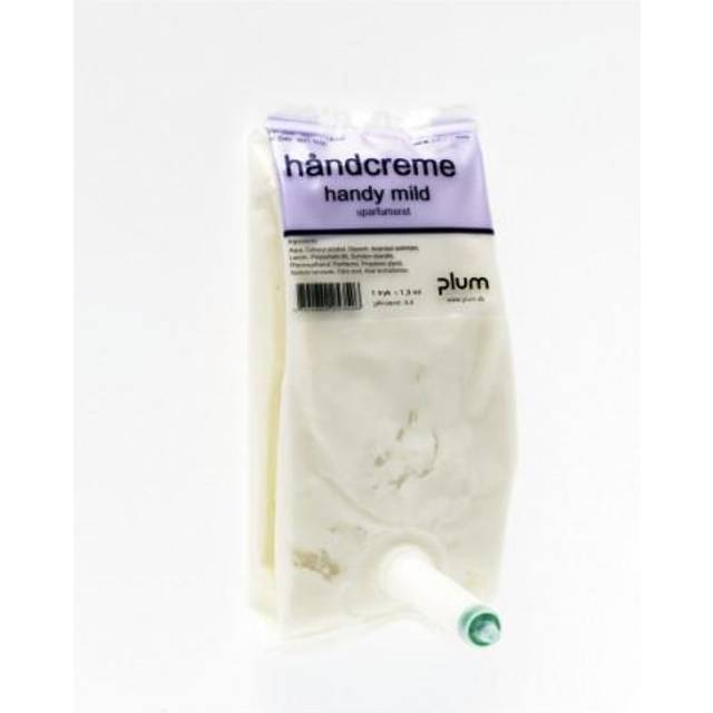 Plum Combiplum Handy Mild Håndcreme 0,5 ltr U. parfume. Pose 12 stk