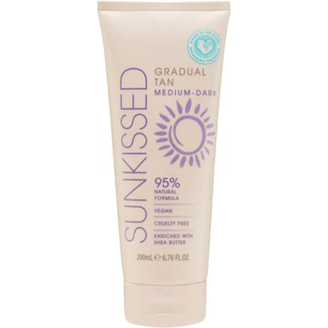 Sunkissed 95 Percent Natural Gradual Tan 200ml - Medium Dark (200ml)
