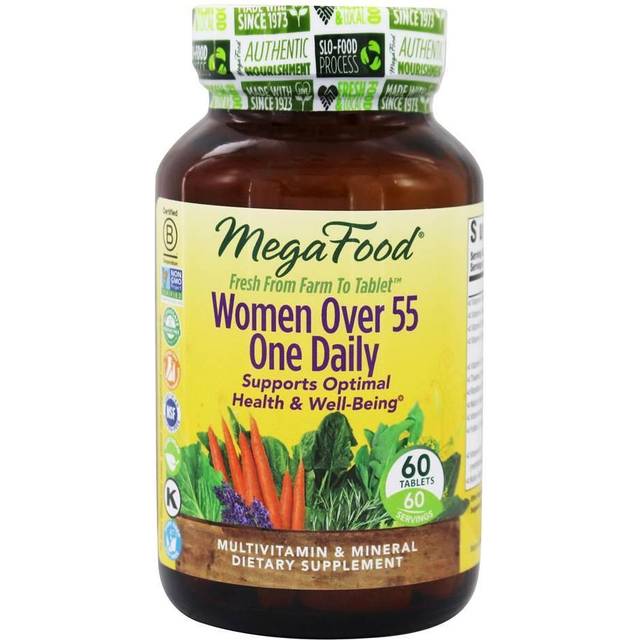 MegaFood  Women's 55+  One Daily Multivitamin  60 Tablets