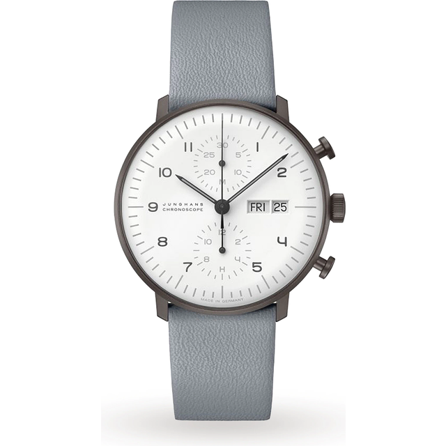 Junghans Watch Max Bill Chronoscope - White