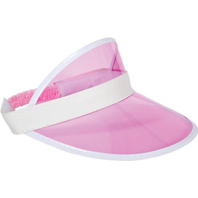 Casino Pub Golf Visor Poker 80s Stag Hen Fancy Dress - Pink