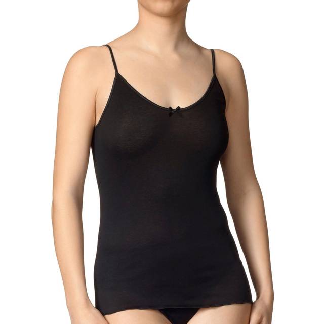 Calida Spaghetti-top lätt undertröja för kvinnor, Svart (Schwarz 992), XS