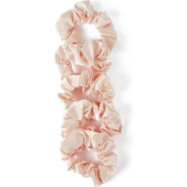 KitschSatin Sleep Scrunchies 5s - Blush