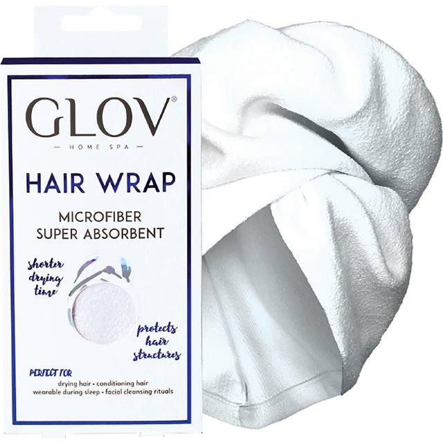 GLOV Ultra-absorbent Handduk för hår Skugga Original White 1 st.