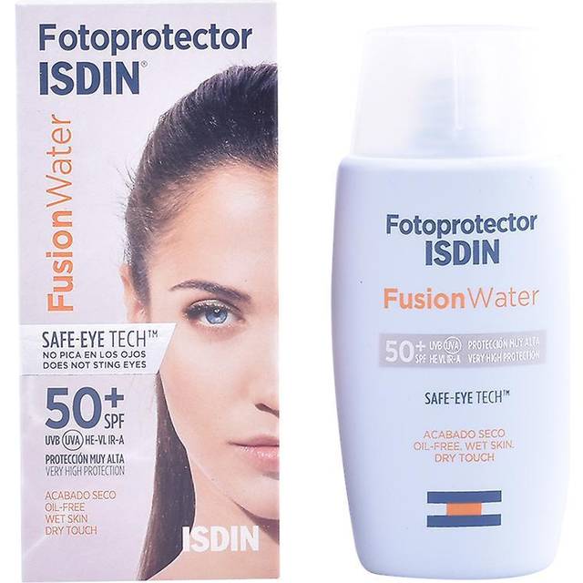 Isdin Fotoprotector Fusion Water SPF 50 + Safe â Eye Tech Non Itch Eyes Acto for Skin ATOPICA 50 ml
