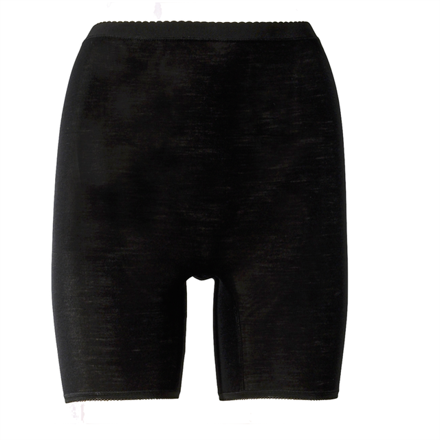 Damella - Cykelbyxor Biker Briefs i ull och silke - Svart