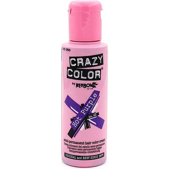 Crazy Color Hot Purple Semi-Permanent Hair Dye