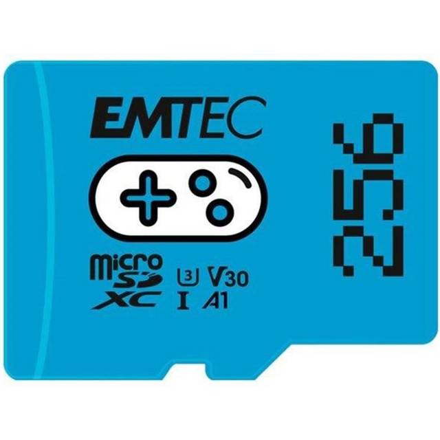 EMTEC 256GB Gaming Micro SD Card  MicroSDXC Memory Card for Nintendo-Switch  Wyze  GoPro  Dash Cam  Security Camera  4K Video Recording  UHS