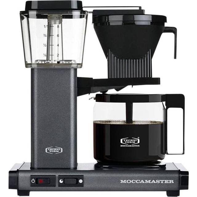 Moccamaster 53747, Droppande kaffebryggare, 1,25 l, 1520 W, Grå