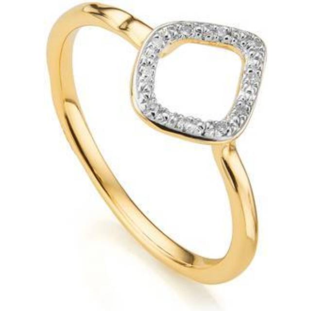 Monica Vinader Riva Mini Kite Stacking Ring, Gold