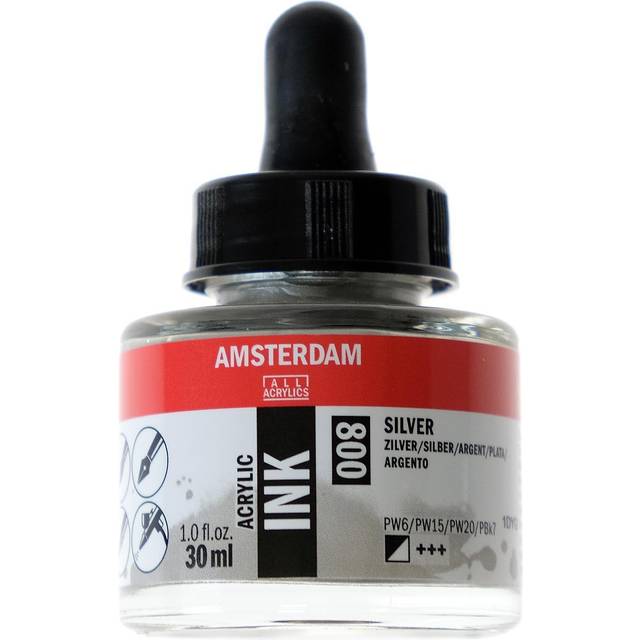 Acrylic Ink 30 ml SILVER