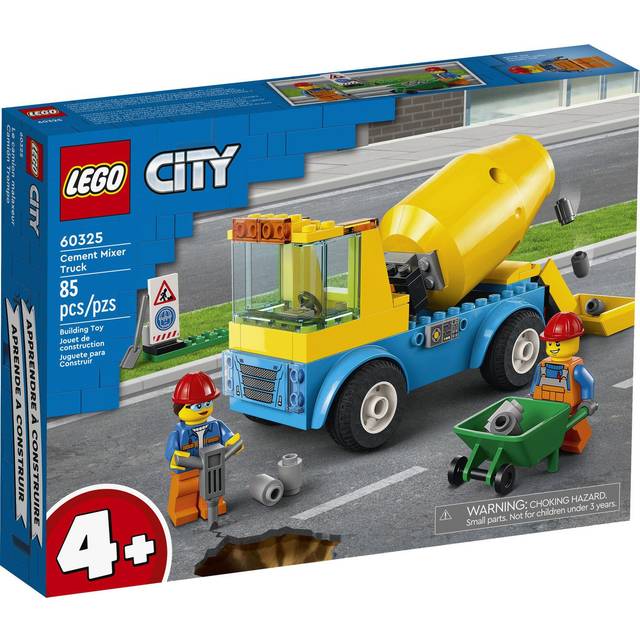 LEGO City Great Vehicles - Cement Mixer Truck - Building & Construction for Ages 6 to 9 - Fat Brain Toys