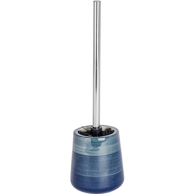 "Wenko ""Pottery Ceramic Toilet Brush and Holder, Petrol"
