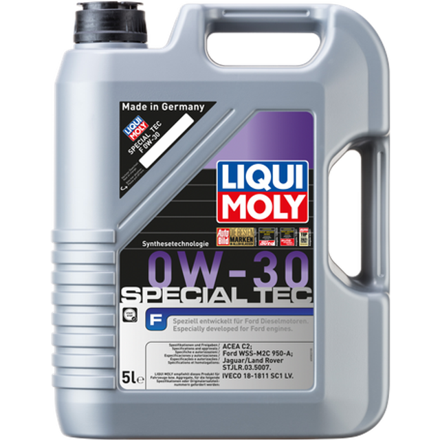 Liqui moly special tec f sae 0w-30 oil ford wss-m2c 950-a 5l
