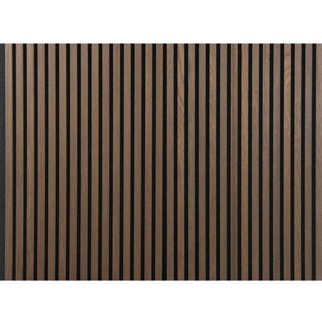 FibroTech Proff, Akustikpanel, røget eg, 22x605x3000 mm