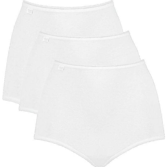 Pack of 3 24/7 Maxi Knickers in Cotton - White - 12