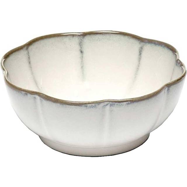 Serax Inku räfflad skål L Ø13 cm White - Vit