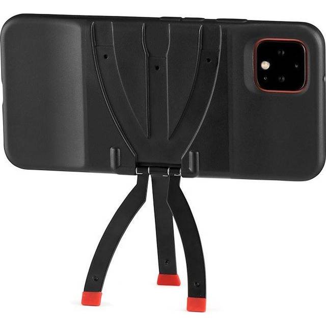 JOBY JB01648-BWW StandPoint smartphone-fodral för Google Pixel 4 – skyddande, inbyggda aluminiumstativben, trådlös laddning, för selfies, foto, astrofotografi, video, vlogging, livestreaming