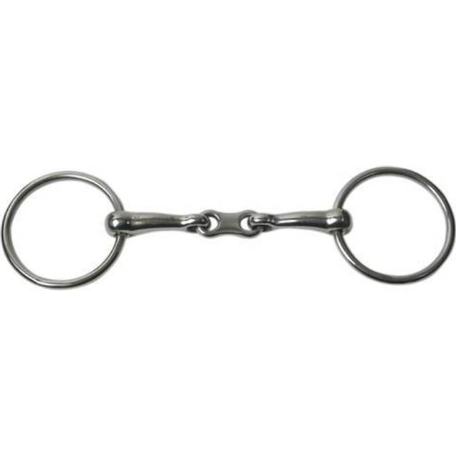 Korsteel Jp Stainless Steel French Link Loose Ring Snaffle Bit - 6"