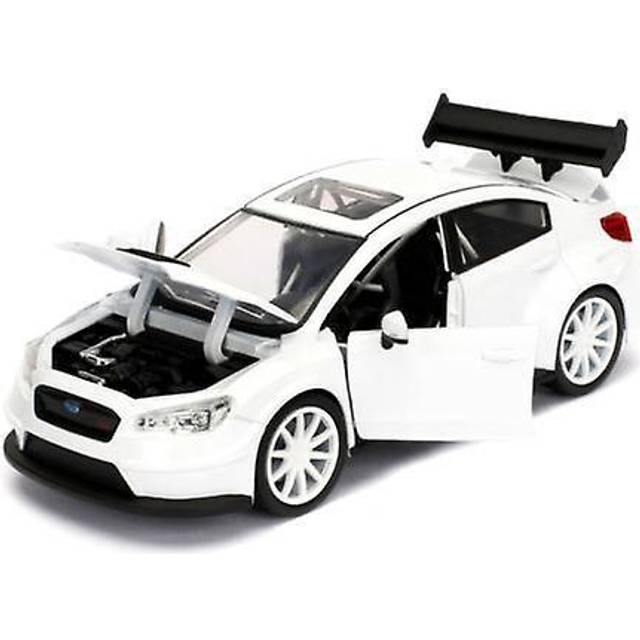 Mr. Little Nobodys Subaru WRX STI White "Fast & Furious F8 The Fate of the Furious" Movie 1/24 Diecast Model Car by Jada