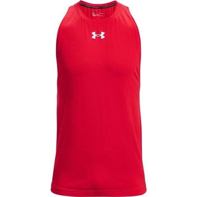 Tank top Under Armour Baseline coton - Rouge - M