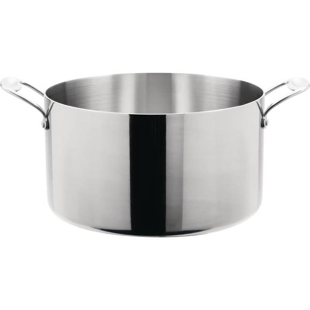 Vogue Stainless Steel & Aluminium Tri-Wall Stew Pan 280mm