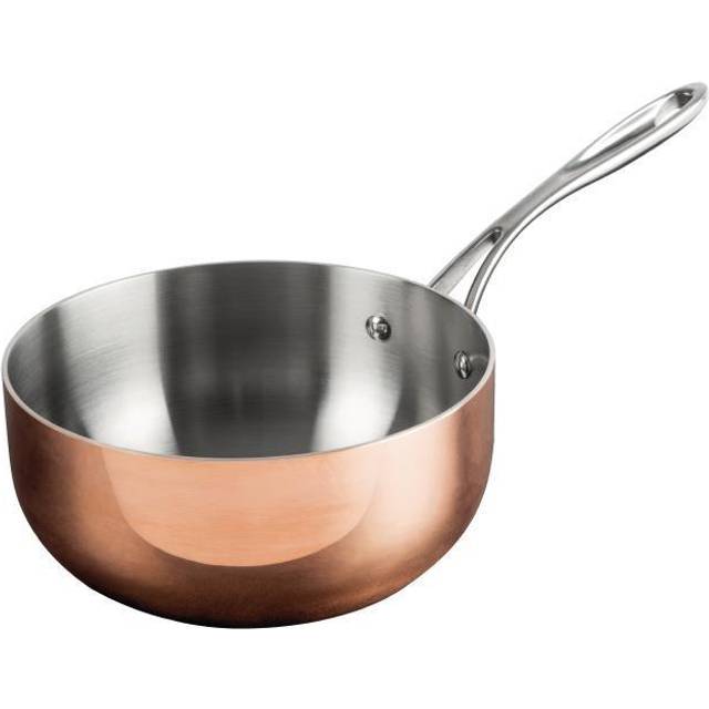 Vogue Copper Tri-Wall Flared Sauté Pan 20cm