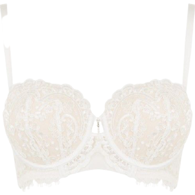 Ann Summers - Alt til bruden - Sexy Lace - Polstret balconette-BH i hvidt blondestof