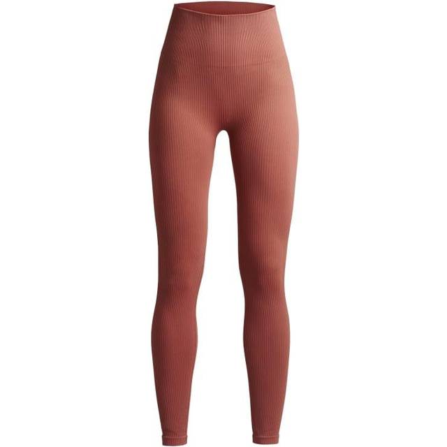 Röhnisch - Träningstights Seamless Rib Tights - Brun