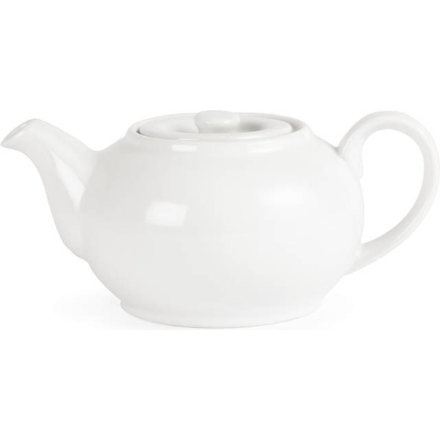 Olympia Whiteware Teapots 426ml (Pack of 4) - Pure White
